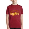 Youth Heather Contender Tee Thumbnail